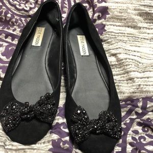 Steve Madden Flats with Gem Bow all gems are there
